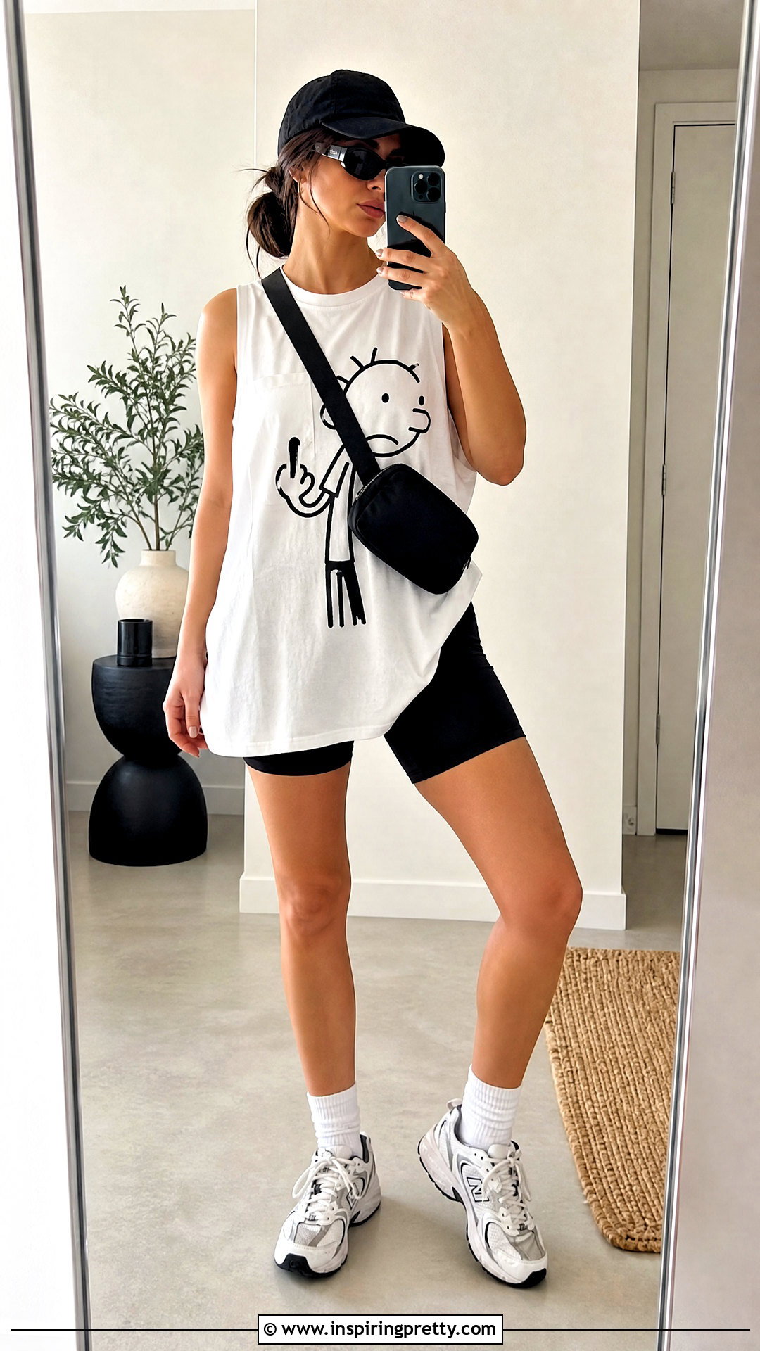 Rodrick Heffley Tank Top With Biker Shorts - 25 Rodrick Heffley Tank Top outfit ideas