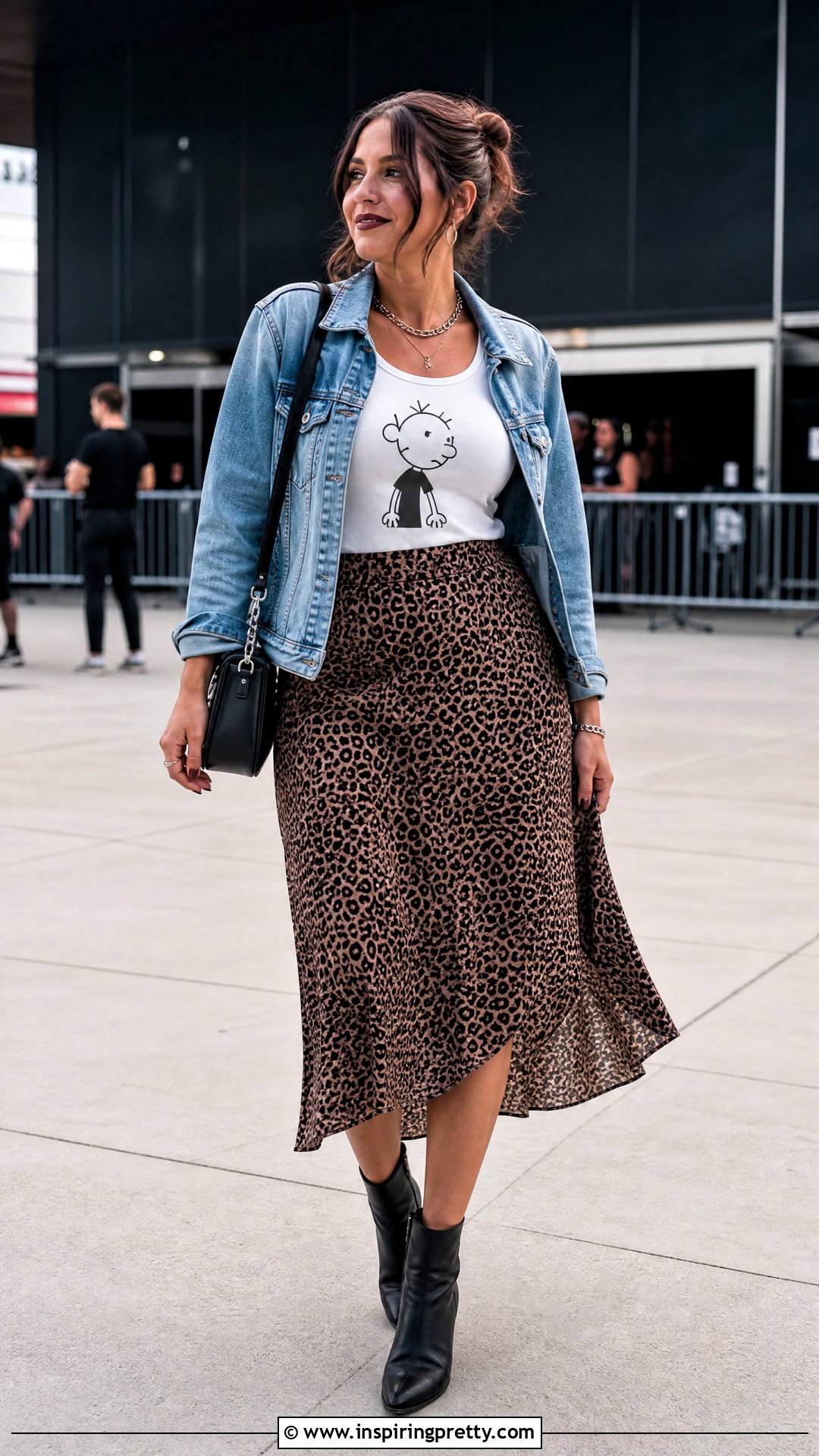 Rodrick Heffley Tank Top With Leopard Print Skirt - 25 Rodrick Heffley Tank Top outfit ideas