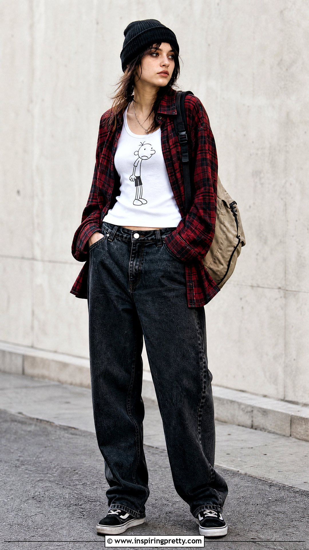 Rodrick Heffley Tank Top With Oversized Flannel - 25 Rodrick Heffley Tank Top outfit ideas