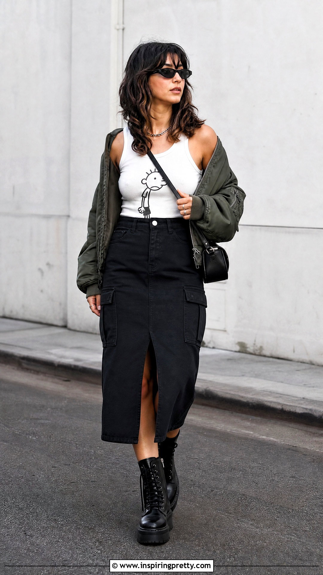 Rodrick Heffley Tank Top With Utility Skirt - 25 Rodrick Heffley Tank Top outfit ideas