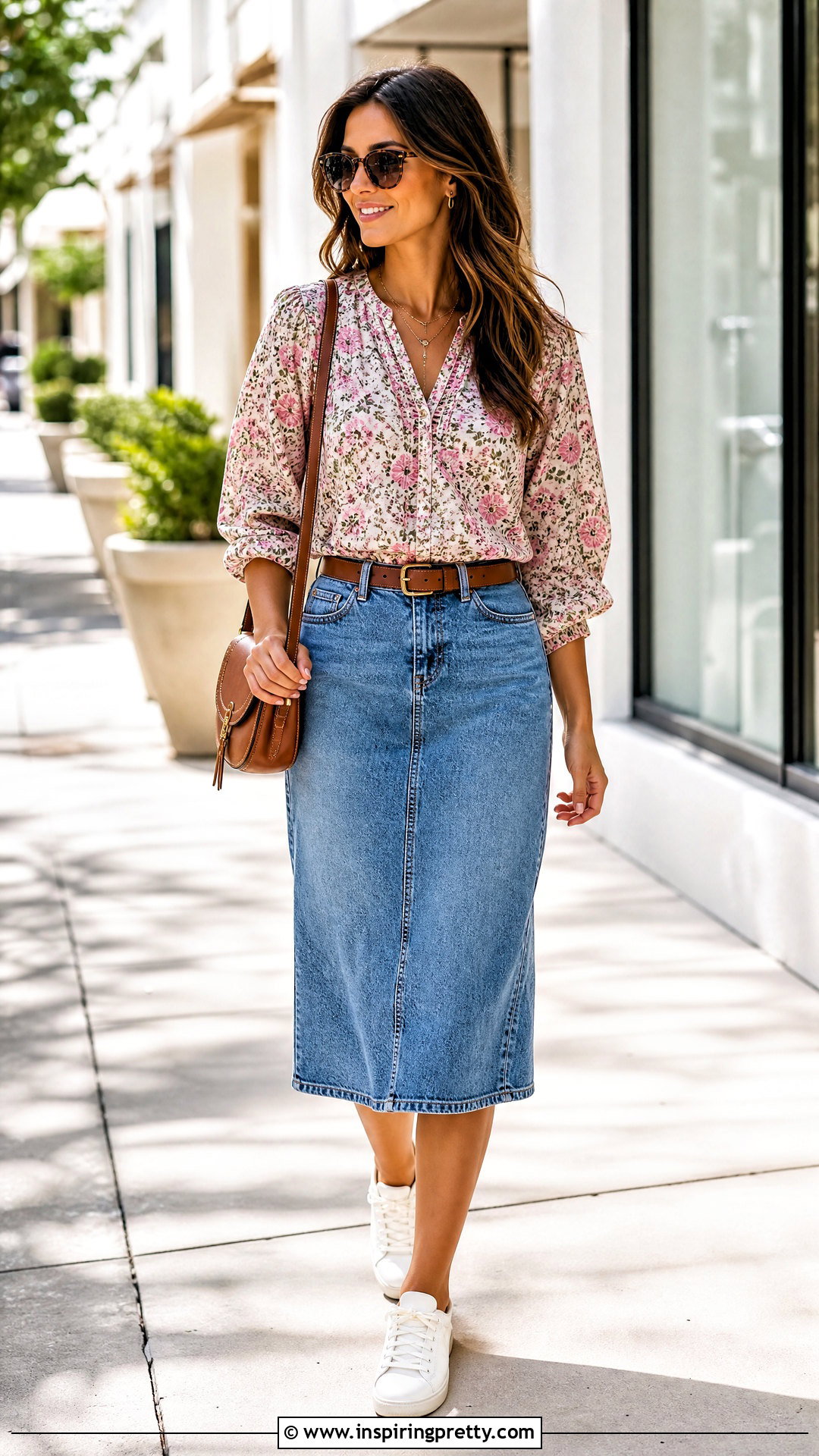 Roller Rabbit Top With A Denim Skirt - 20 roller rabbit top outfit ideas