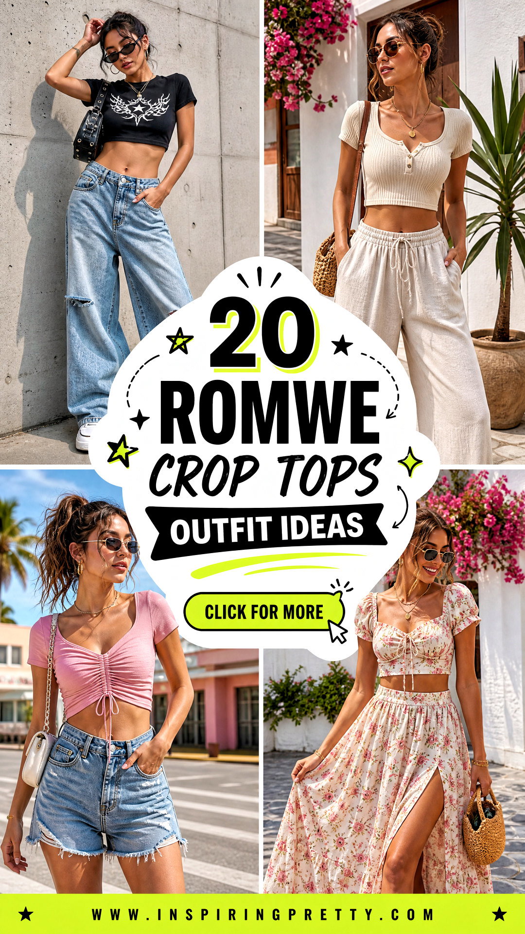20 Romwe Crop Tops Outfit Ideas for Trendy Everyday Looks - 20 Romwe Crop Tops Outfit Ideas for Trendy Everyday Looks