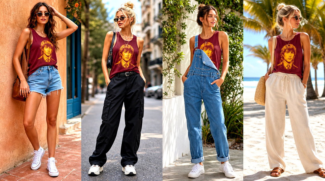 25 Ron Weasley Tank Top Outfit Ideas for Loyal Potter Fans