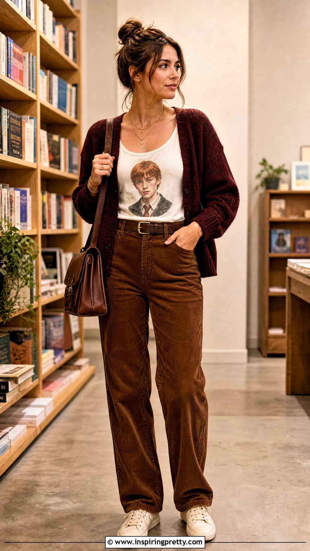 Ron Weasley Tank Top With Brown Corduroy Pants - 25 Ron Weasley Tank Top outfit ideas