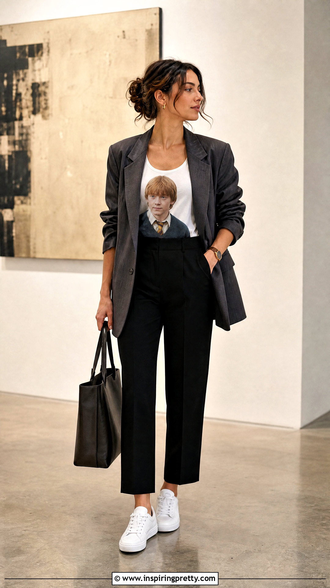 Ron Weasley Tank Top With Oversized Blazer - 25 Ron Weasley Tank Top outfit ideas