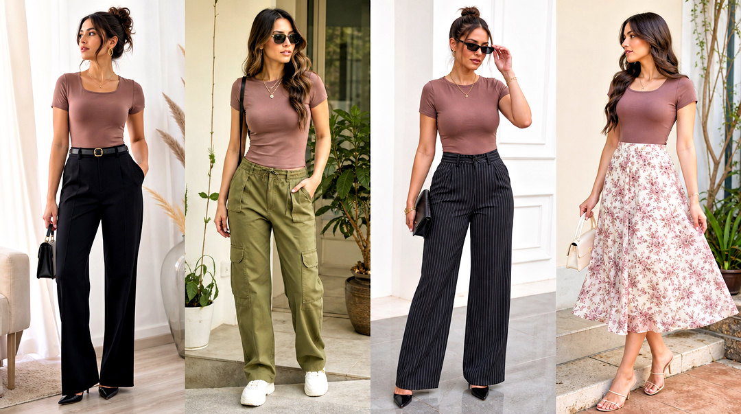 25 Rose Brown Top Outfit Ideas for Chic Soft-Neutral Looks