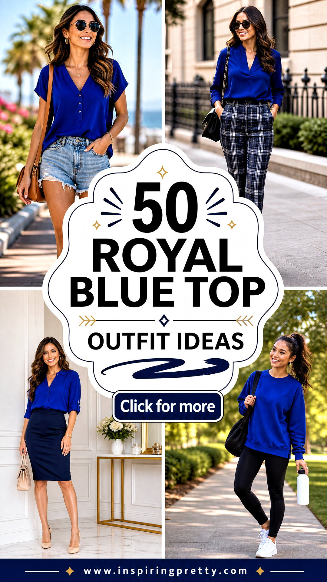 50 Royal Blue Top Outfit Ideas for Polished Looks All Year - 50 Royal Blue Top Outfit Ideas for Polished Looks All Year