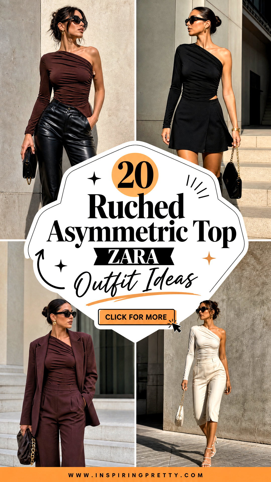 20 Ruched Asymmetric Top Zara Outfit Ideas to Try This Season - 20 Ruched Asymmetric Top Zara Outfit Ideas to Try This Season