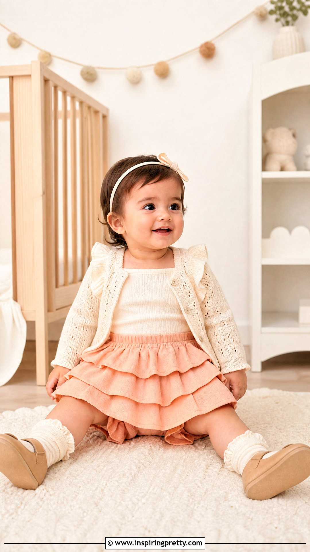 Ruffle Baby Skirt Top Set - 50 baby skirt top designs