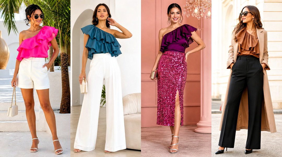 50 Ruffled Top Outfit Ideas for Chic, Romantic Everyday Style