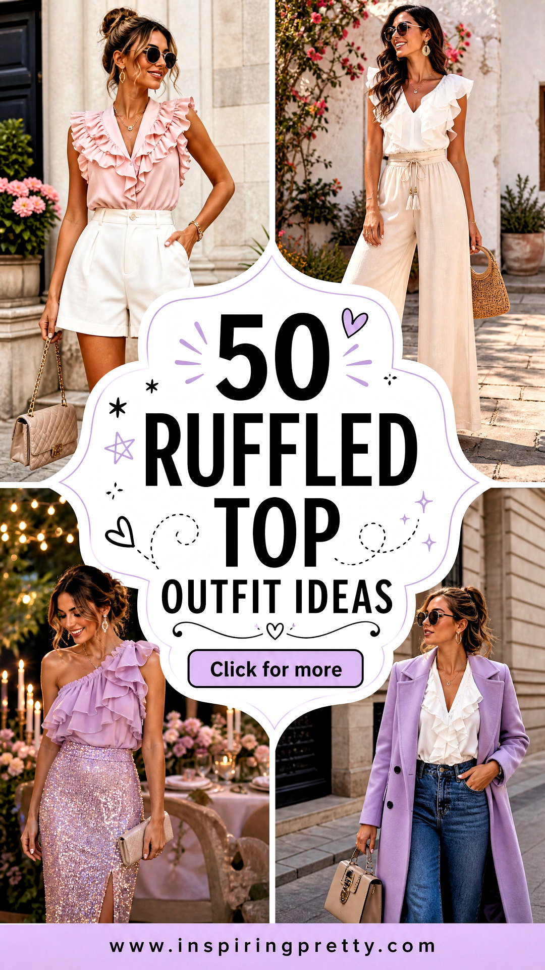 50 Ruffled Top Outfit Ideas for Chic Romantic Everyday Style - 50 Ruffled Top Outfit Ideas for Chic, Romantic Everyday Style