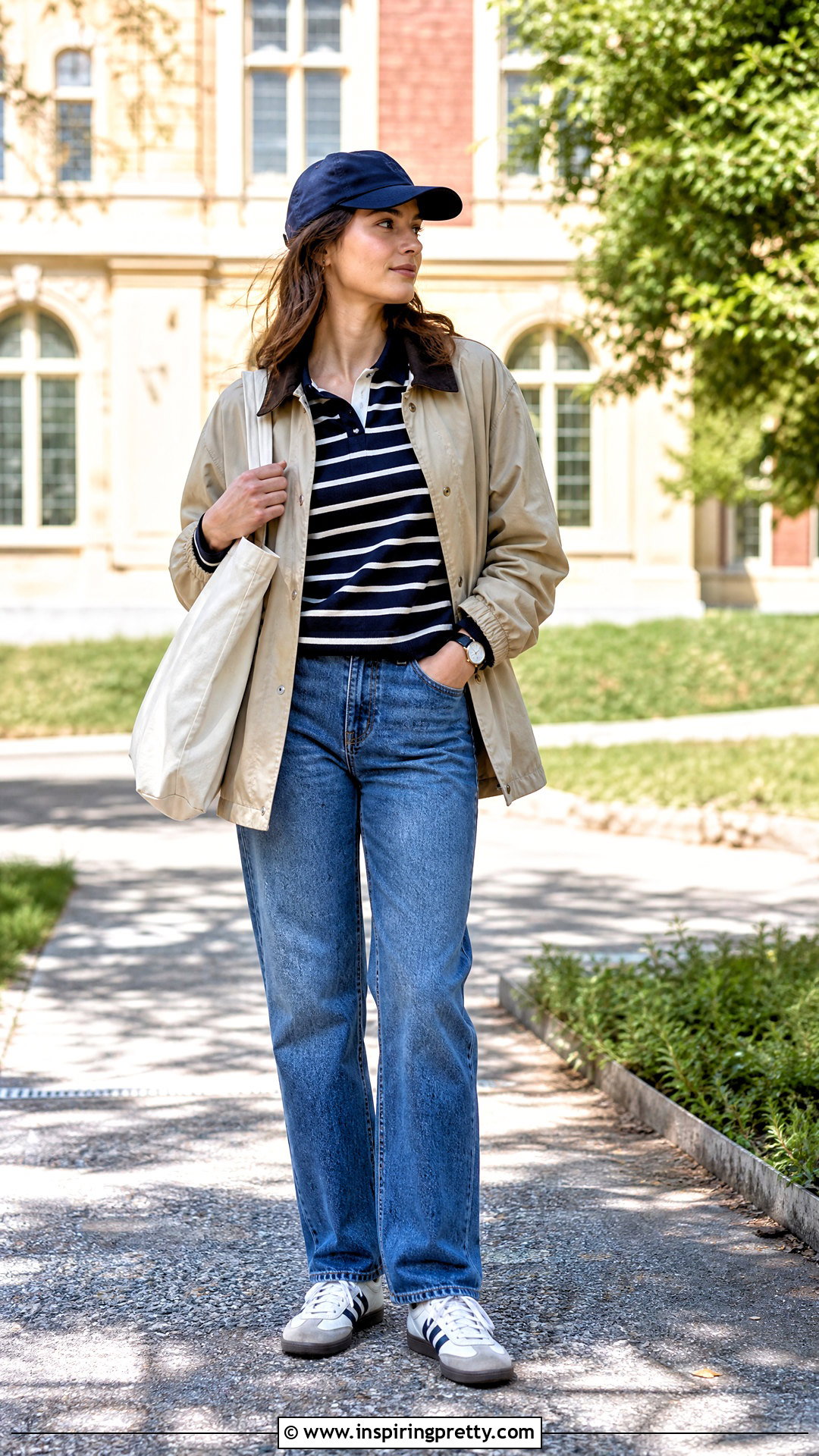 Rugby Full Sleeve Top With Straight Jeans - 50 full sleeve top outfits