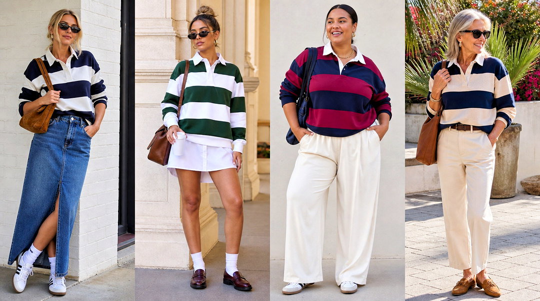 50 Rugby Top Outfit Women: Sporty-Chic Looks to Try Now