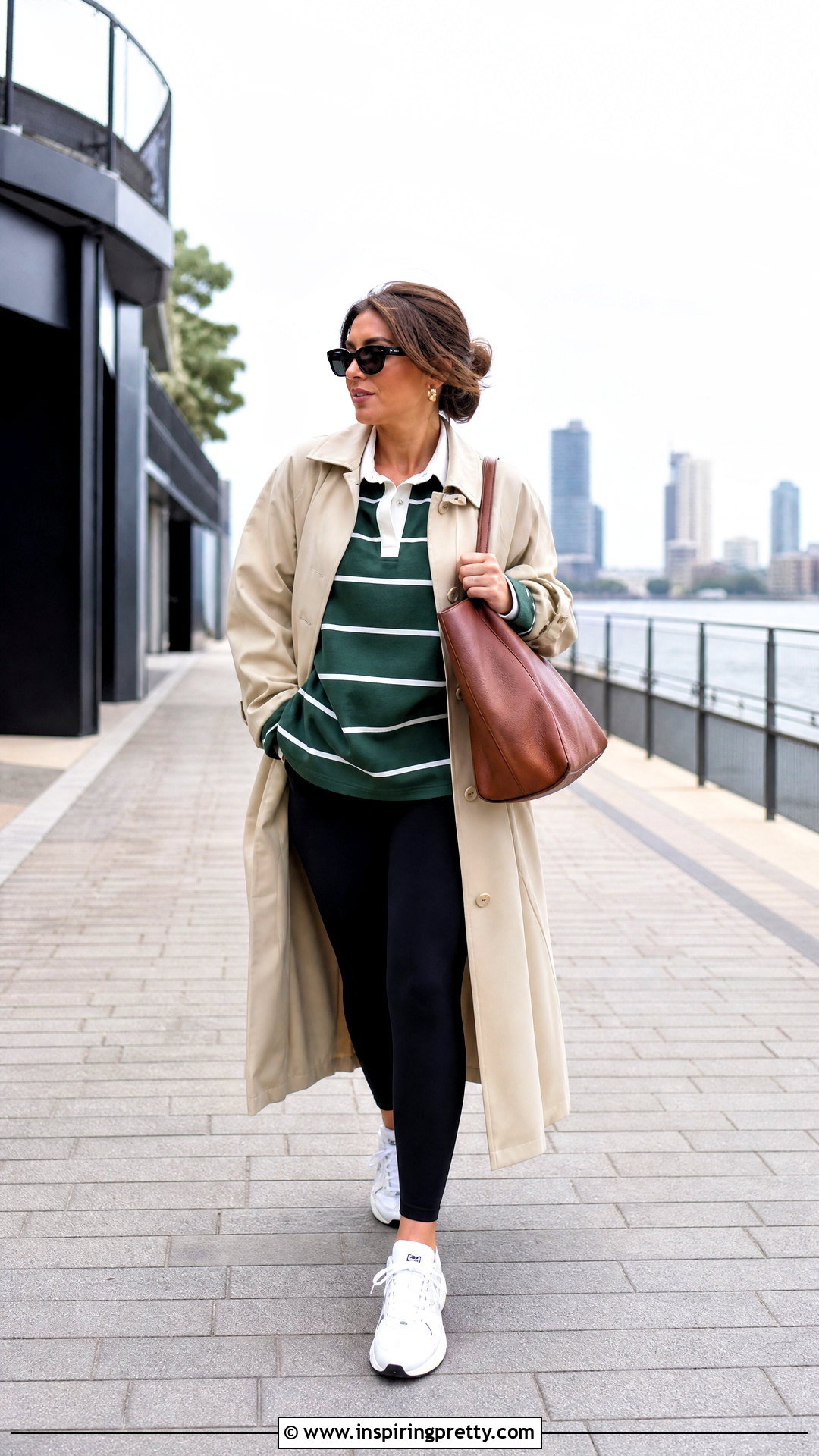 Rugby Top With Leggings And Trench Coat - 25 womens rugby tops