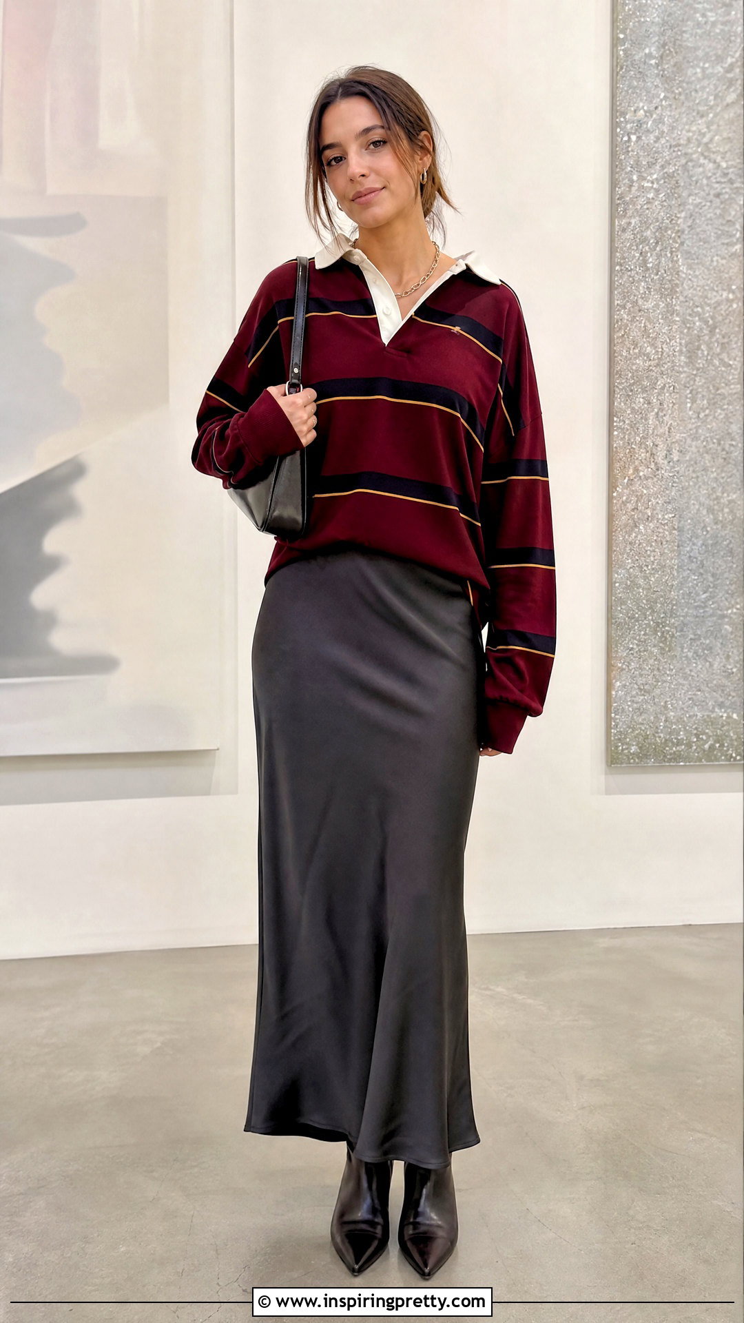 Rugby Top With Slip Skirt - 50 rugby top outfit women