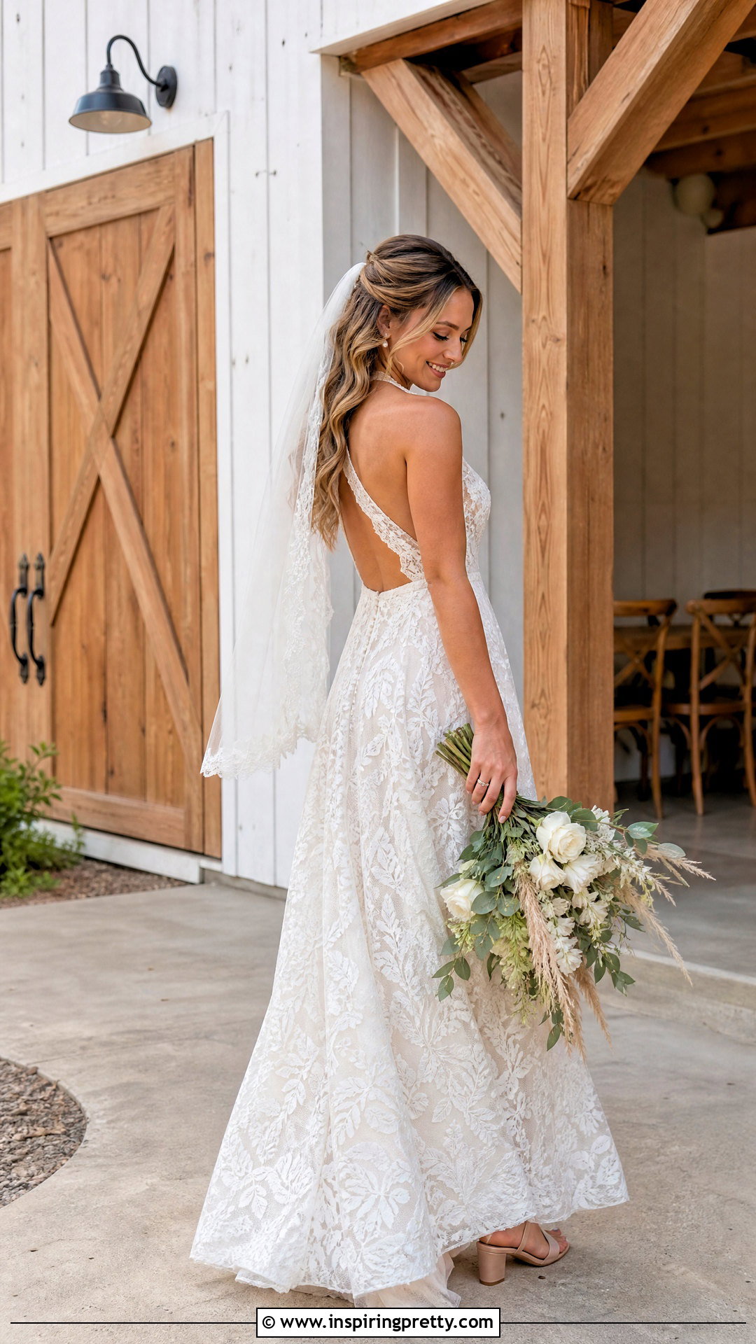 Rustic Lace Halter Wedding Dress - 25 Lace Halter Top Wedding Dress outfit ideas