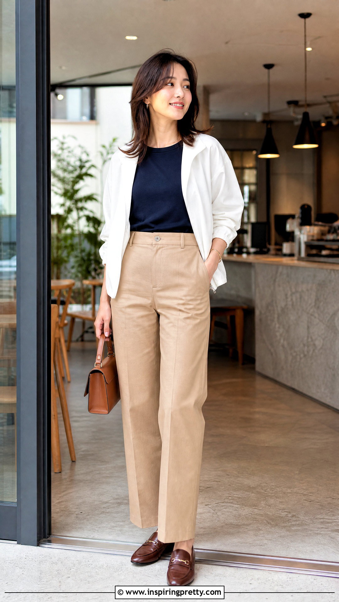Safety Pin Shirt Crop Top With Straight Leg Pants - How To Make A Shirt Look Like A Crop Top (25 Ways)