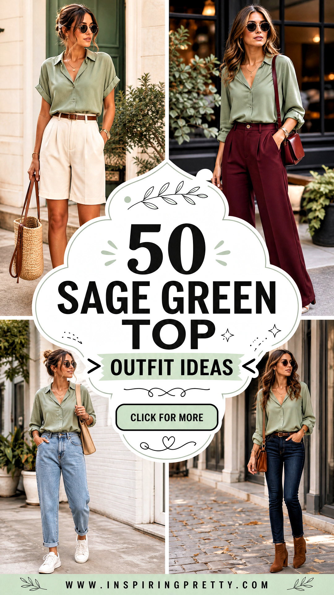 50 Sage Green Top Outfit Ideas for Calm Chic Everyday Style - 50 Sage Green Top Outfit Ideas for Calm, Chic Everyday Style