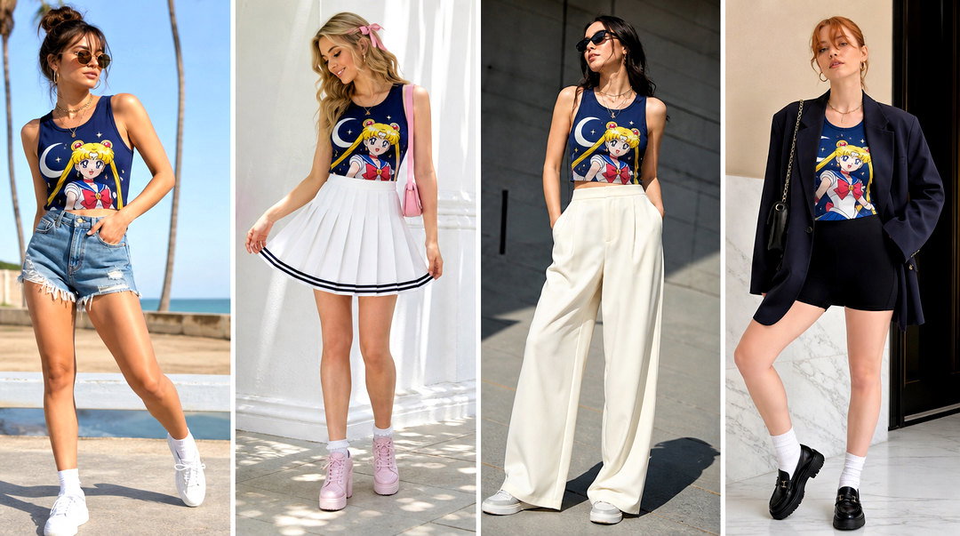 20 Sailor Moon Tank Top Outfit Ideas Anime Fans Will Love