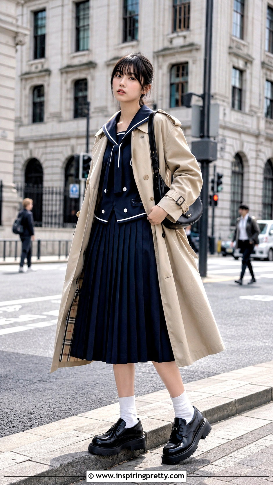 Sailor Uniform Top With Matching Pleated Skirt - 25 sailor uniform top outfit ideas