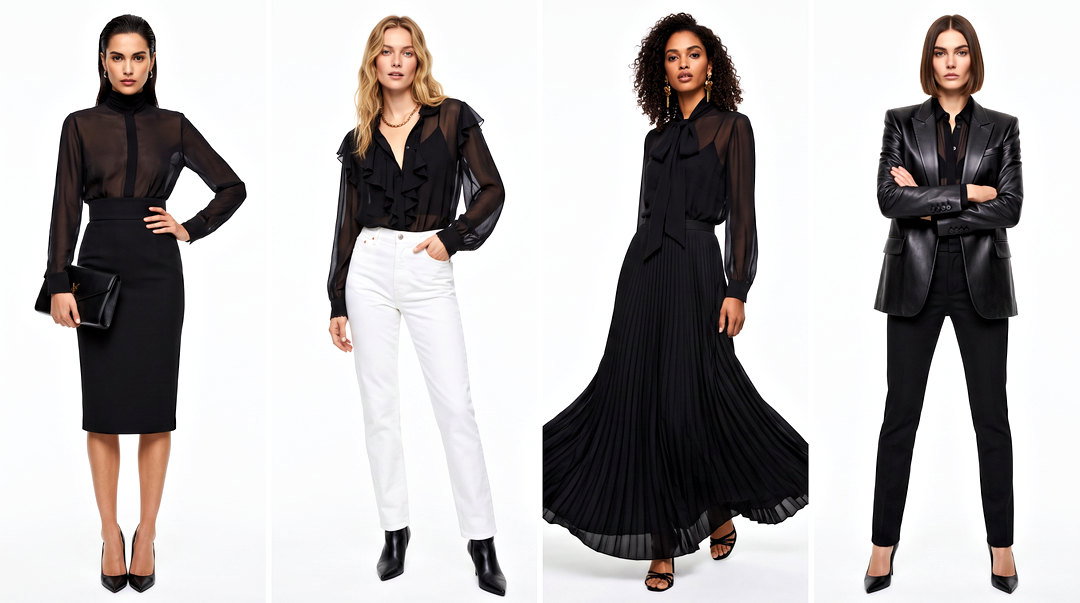20 Saint Laurent Sheer Top Outfit Ideas for Evening Glam