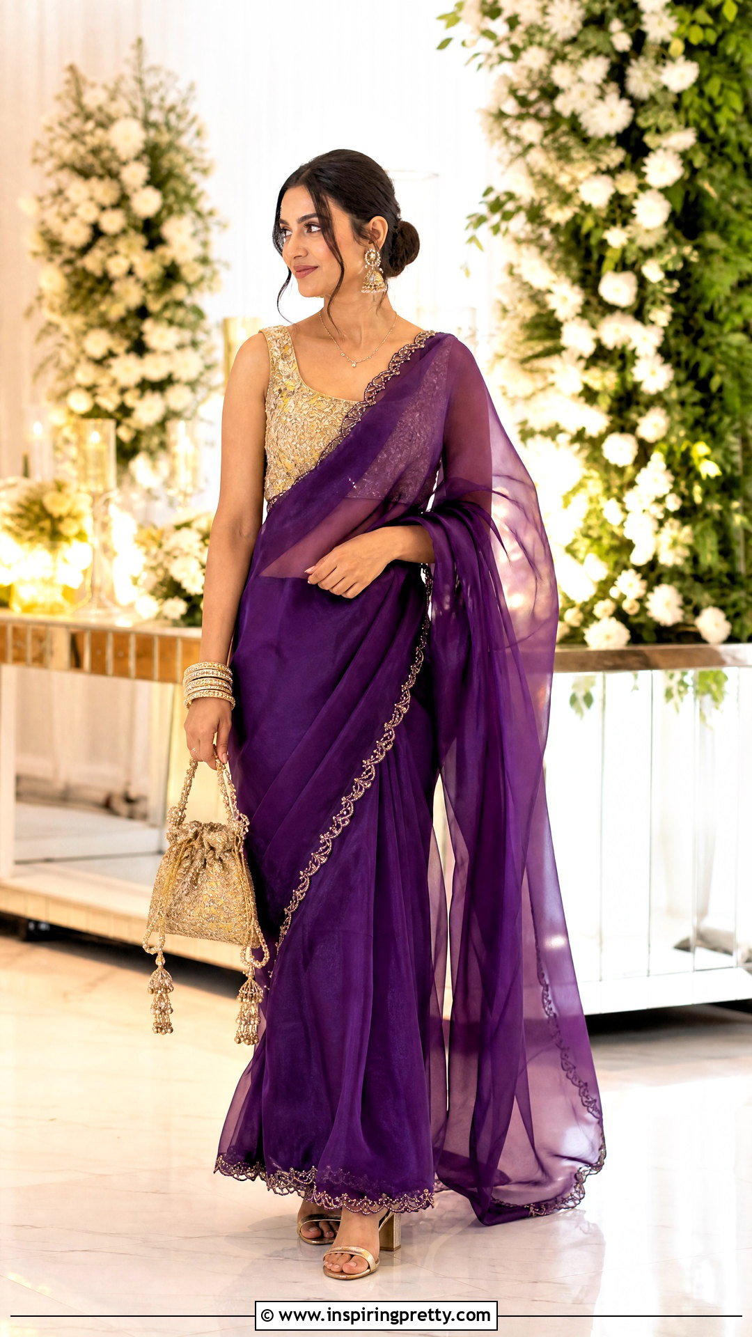 Saree With Crop Top For Wedding Guest - 50 saree with crop top outfit ideas
