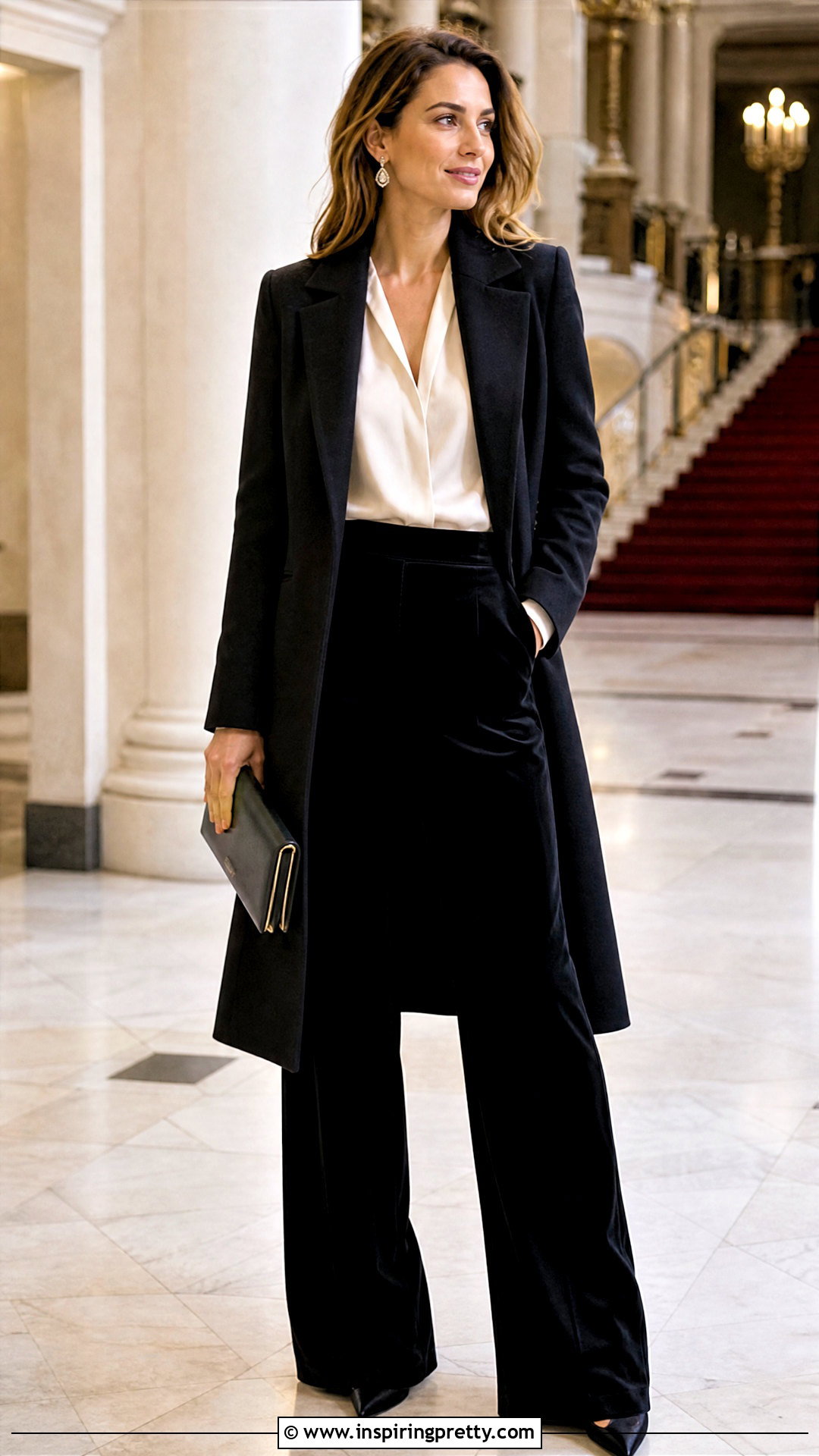 Satin Blouse With Velvet Pants - 50 classy satin tops blouses
