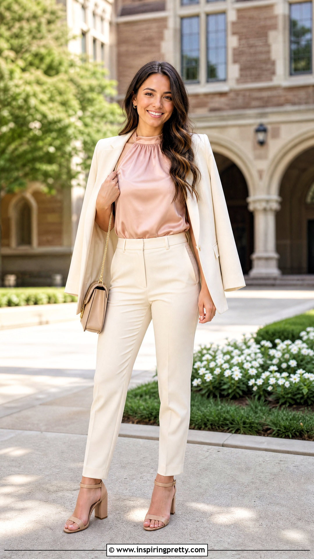 Satin Halter Top Graduation Outfit - 50 satin halter top outfit ideas