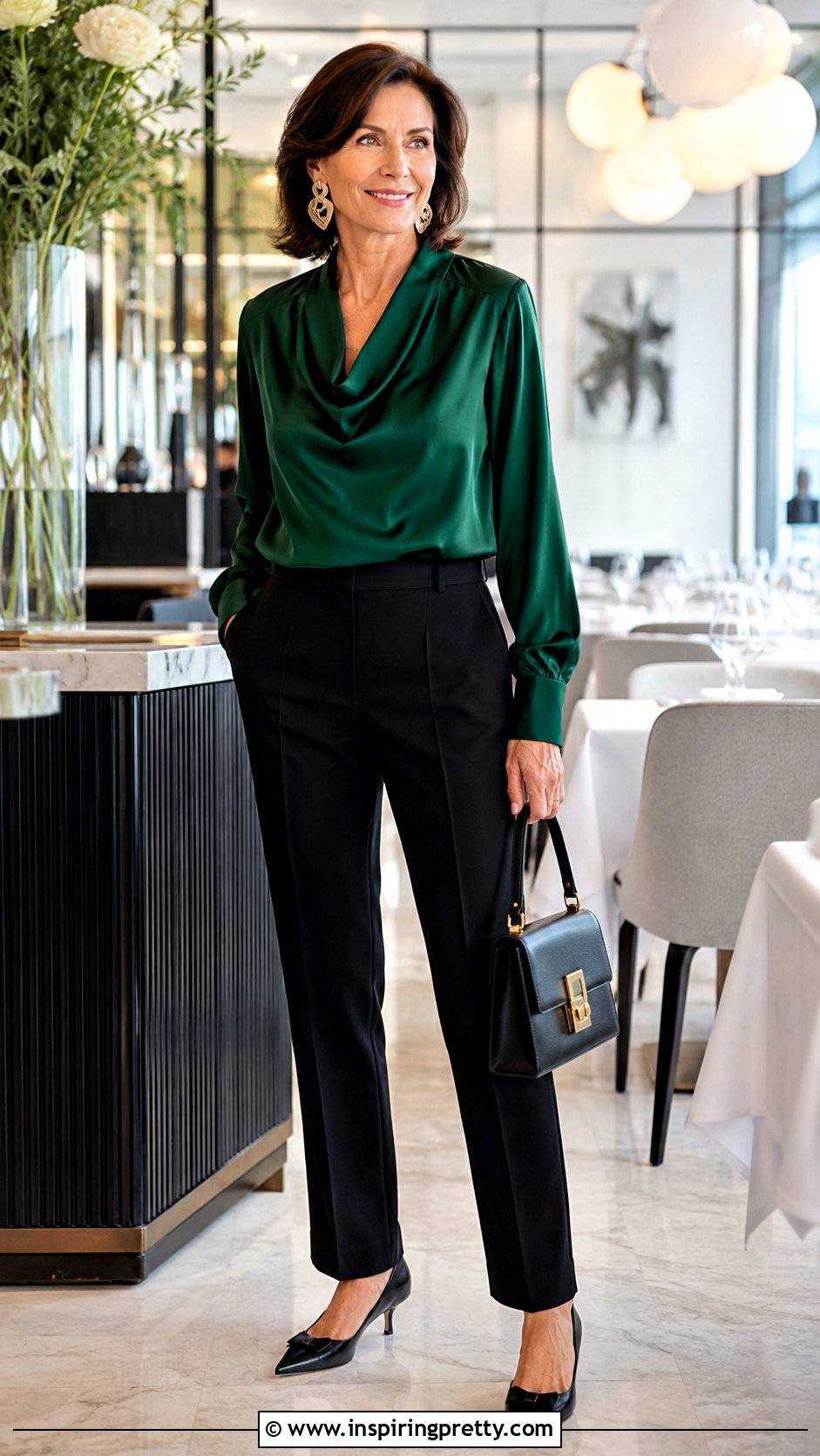 Satin Long Sleeve Going Out Top For Women Over - 50 long sleeve going out tops outfit ideas