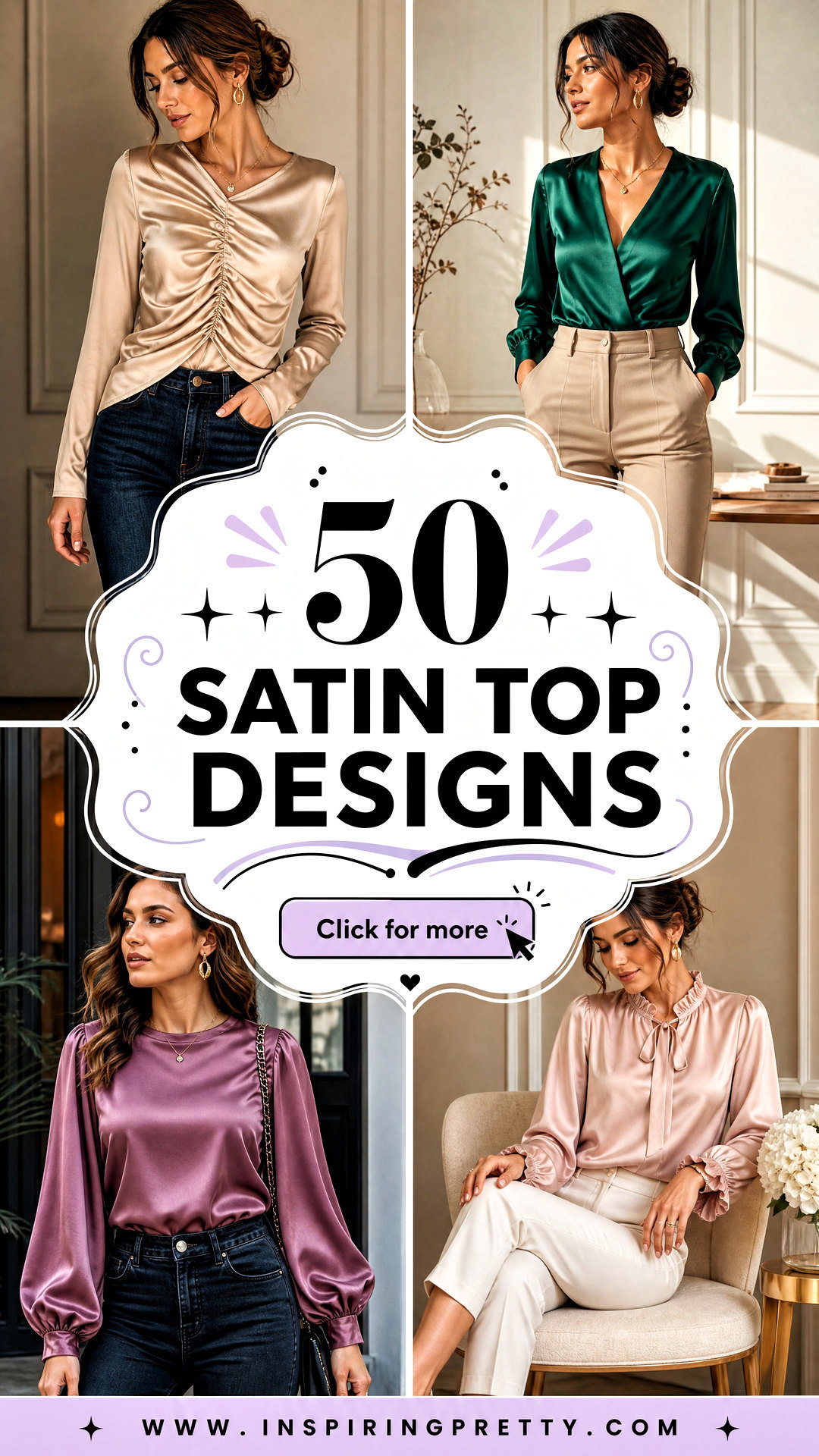 50 Satin Top Designs for Elegant Modern Occasion Style - 50 Satin Top Designs for Elegant, Modern Occasion Style