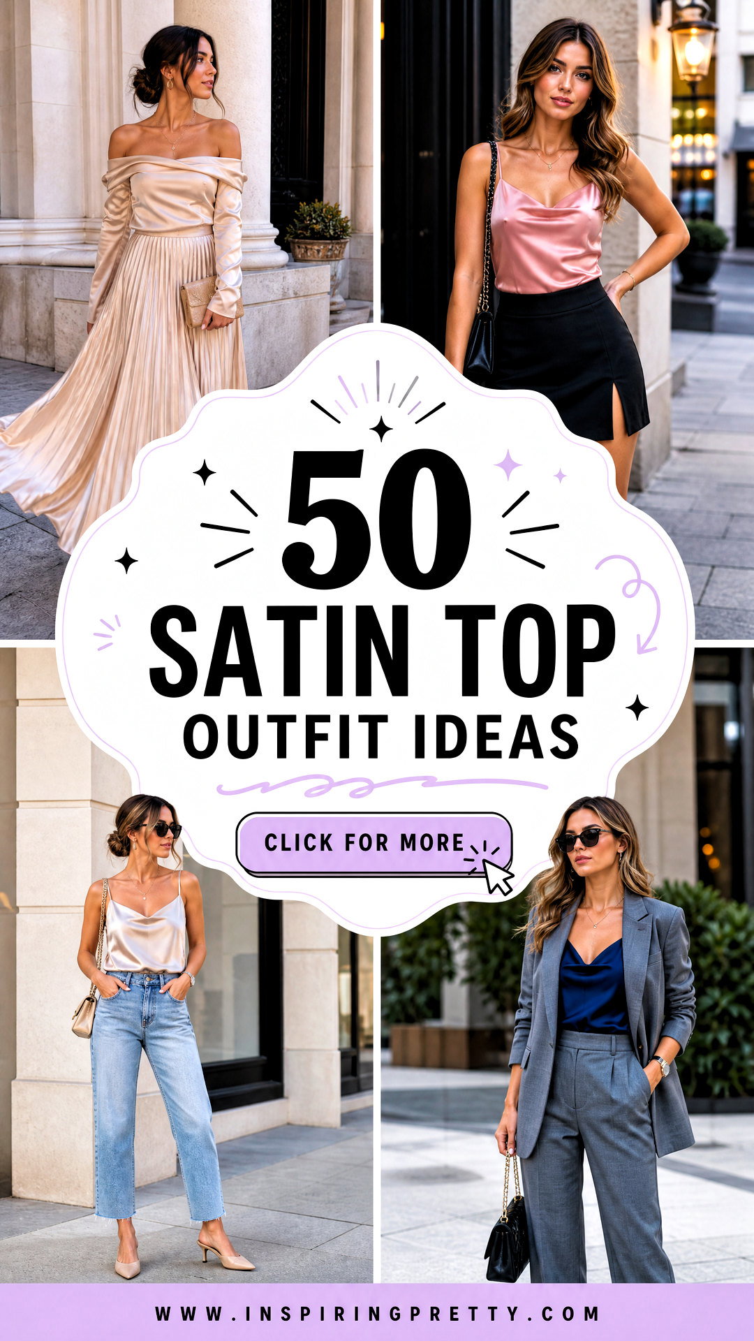 50 Satin Top Outfit Ideas for Effortless Day-to-Night Style - 50 Satin Top Outfit Ideas for Effortless Day-to-Night Style