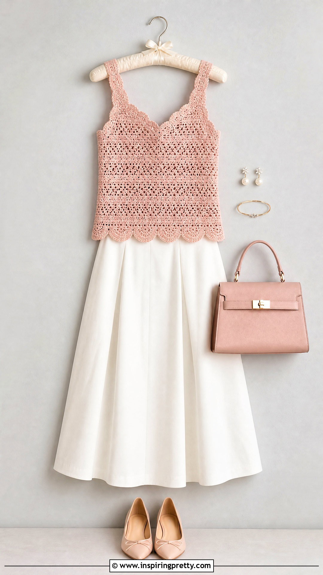 Scalloped Crochet Tank Top Outfit On Hanger - 20 crochet tank top on hanger ideas
