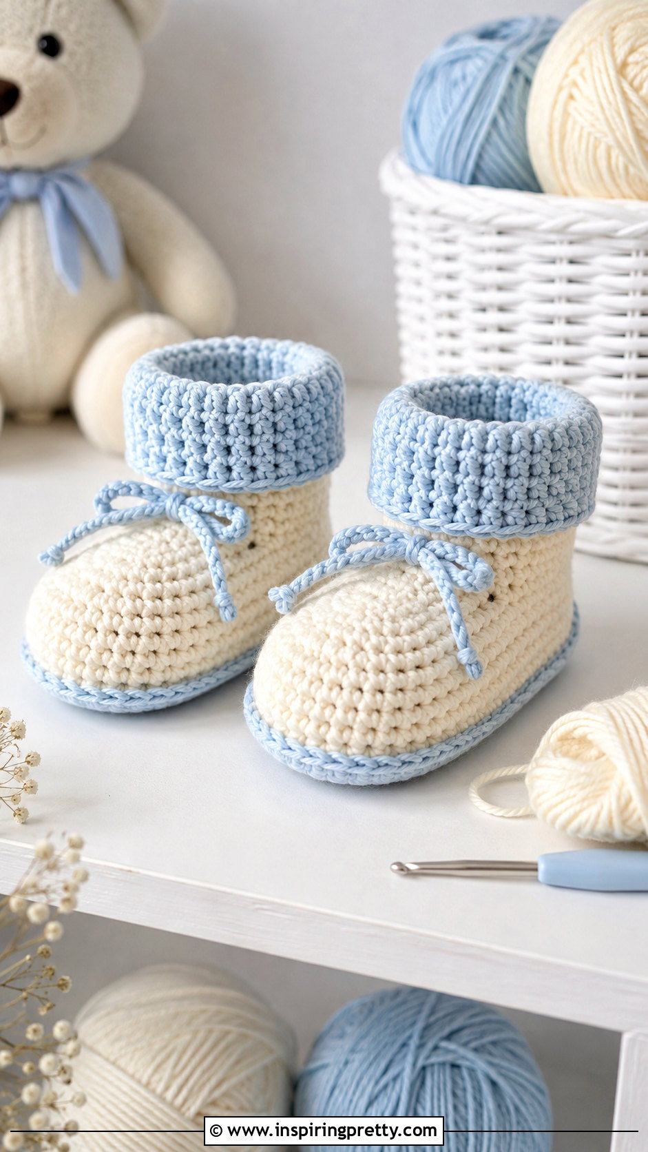 Scarpine Neonato AllUncinetto - 50 top uncinetto tutorial italiano ideas