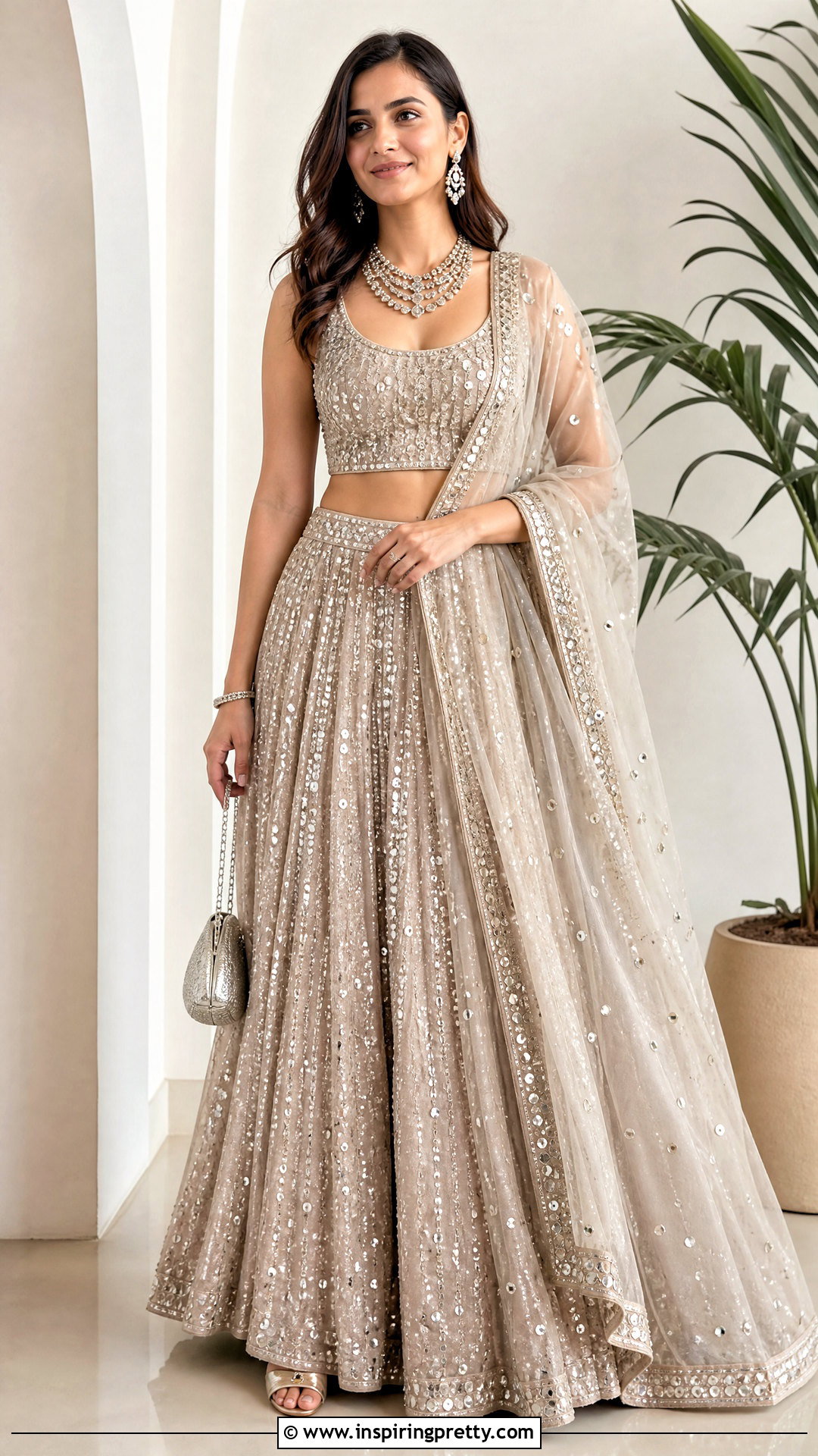 Scoop Neck Lehenga Top - 50 lehenga top design ideas