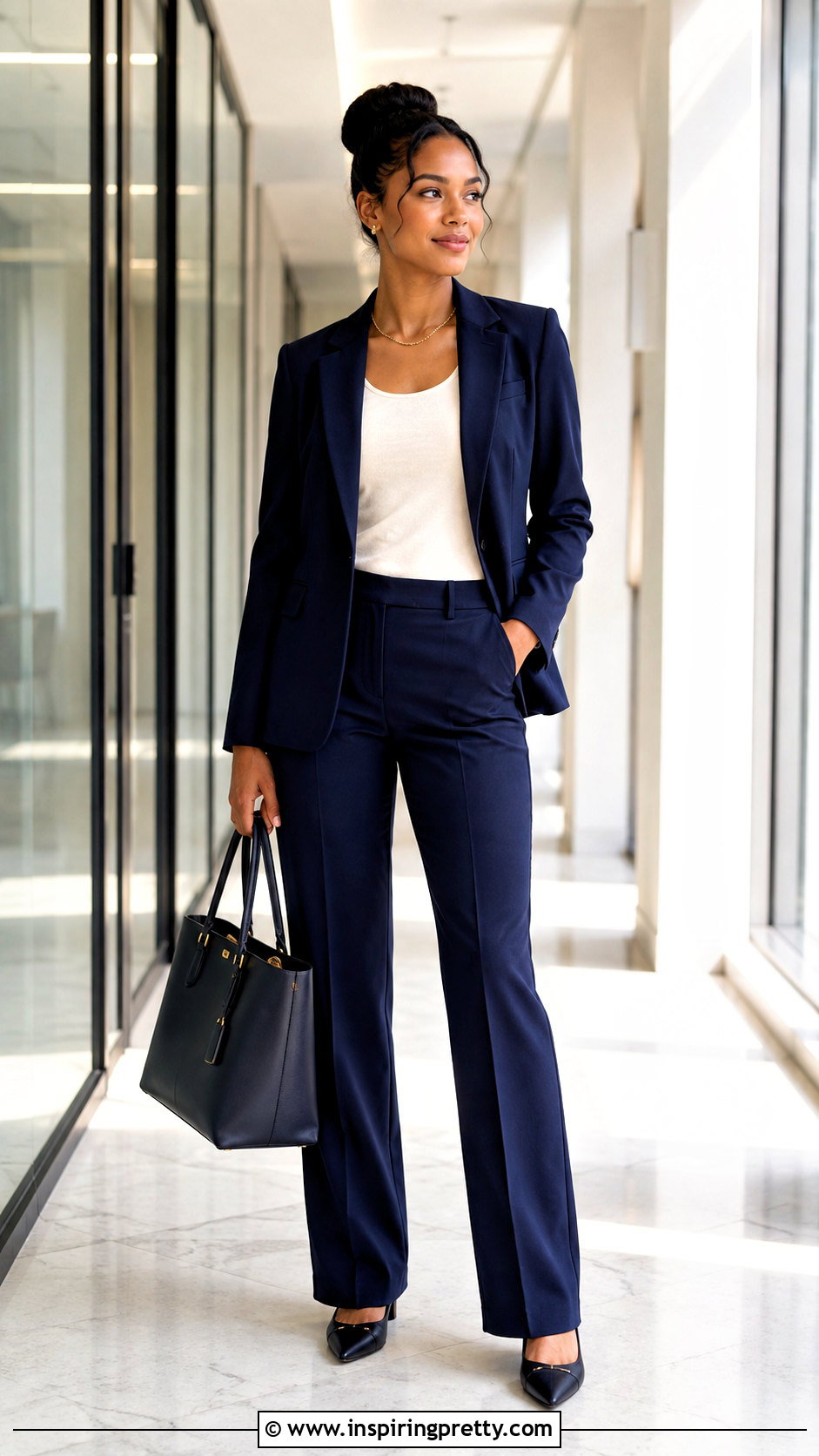 Scoop Neck Short Sleeve Top With A Suit - 25 Scoop Neck Top Short Sleeve outfit ideas