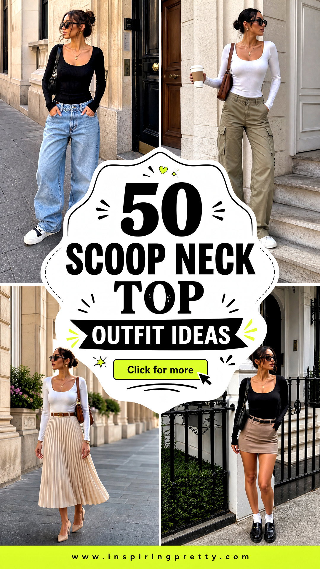 50 Scoop Neck Top Outfit Ideas for Flattering Everyday Style - 50 Scoop Neck Top Outfit Ideas for Flattering Everyday Style