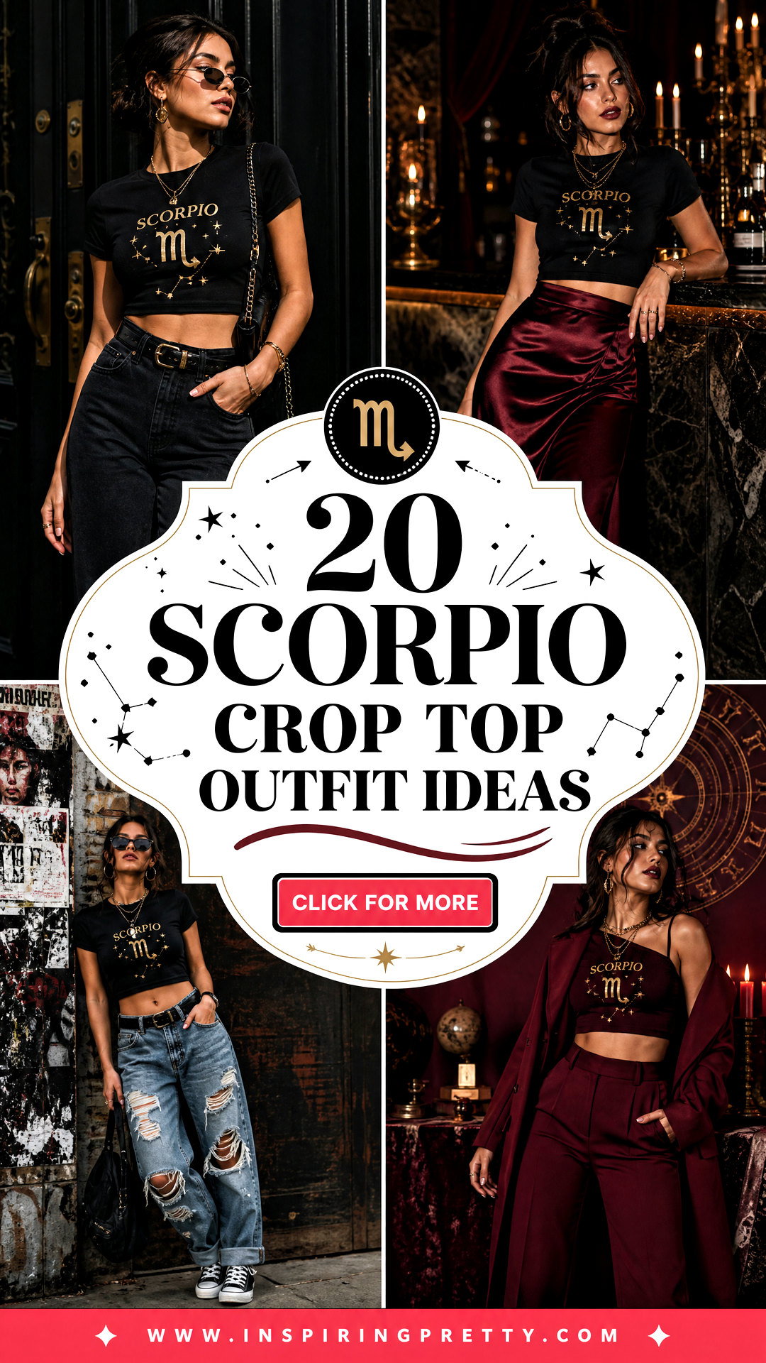 20 Scorpio Crop Top Outfit Ideas for a Bold Zodiac Style - 20 Scorpio Crop Top Outfit Ideas for a Bold Zodiac Style