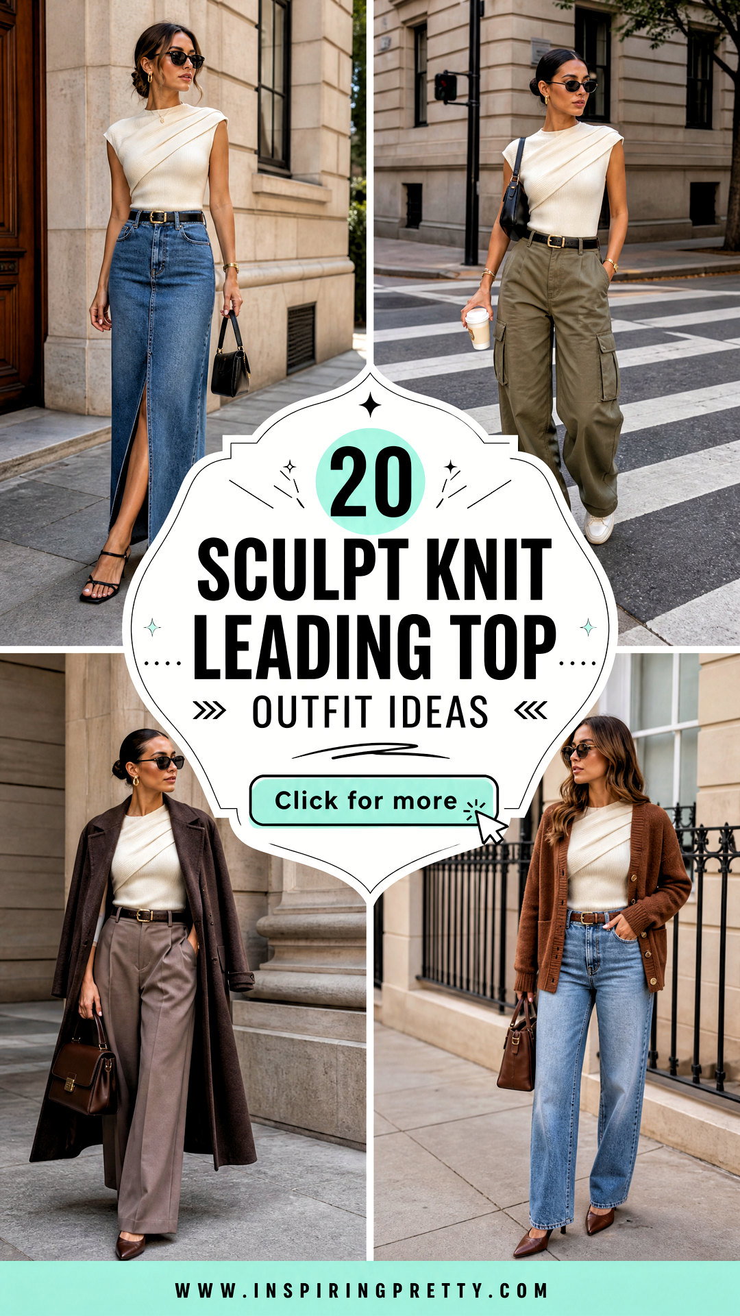 20 Sculpt Knit Leading Top Outfit Ideas for Modern Style - 20 Sculpt Knit Leading Top Outfit Ideas for Modern Style