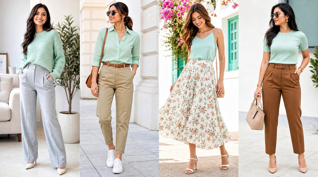 25 Seafoam Green Tops Outfit Ideas for Fresh Spring Style