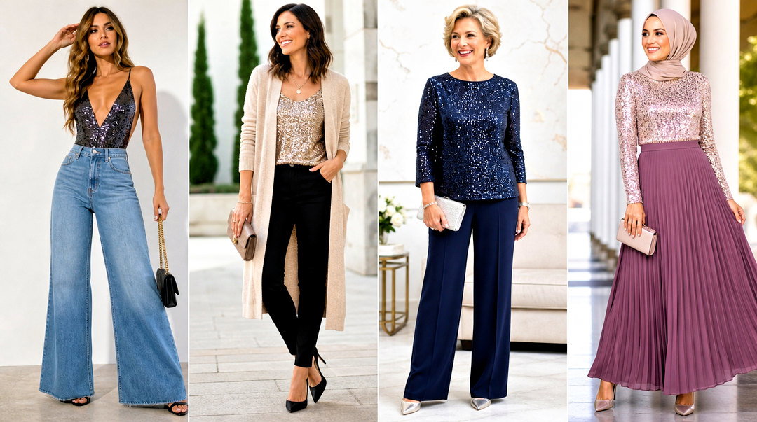 50 Sequence Top Outfit Ideas for Standout Party Style Now