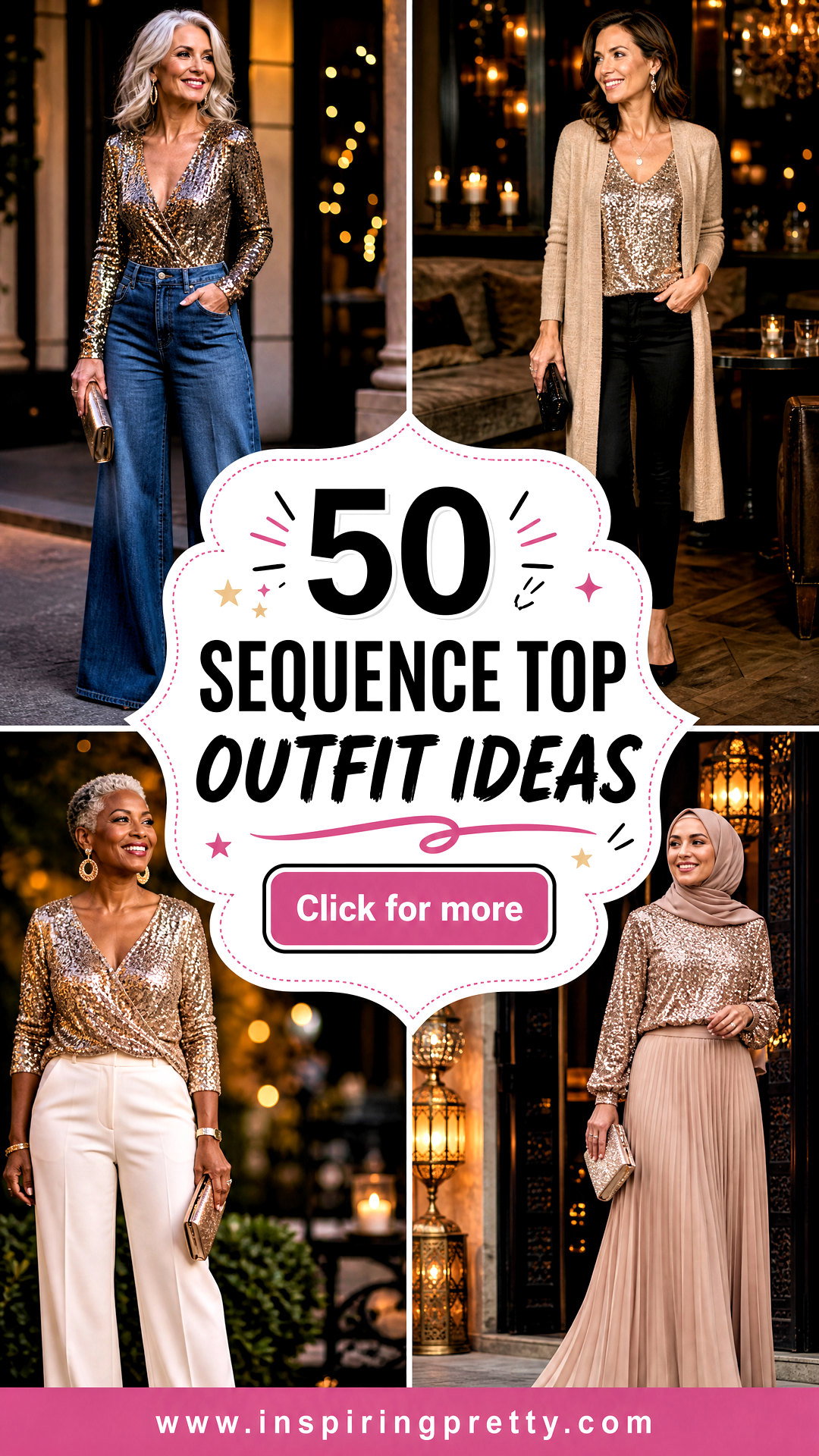 50 Sequence Top Outfit Ideas for Standout Party Style Now - 50 Sequence Top Outfit Ideas for Standout Party Style Now