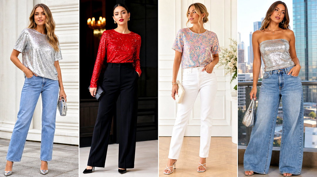 20 Sequin Top Fashion Trends to Try This Sparkling Party Season