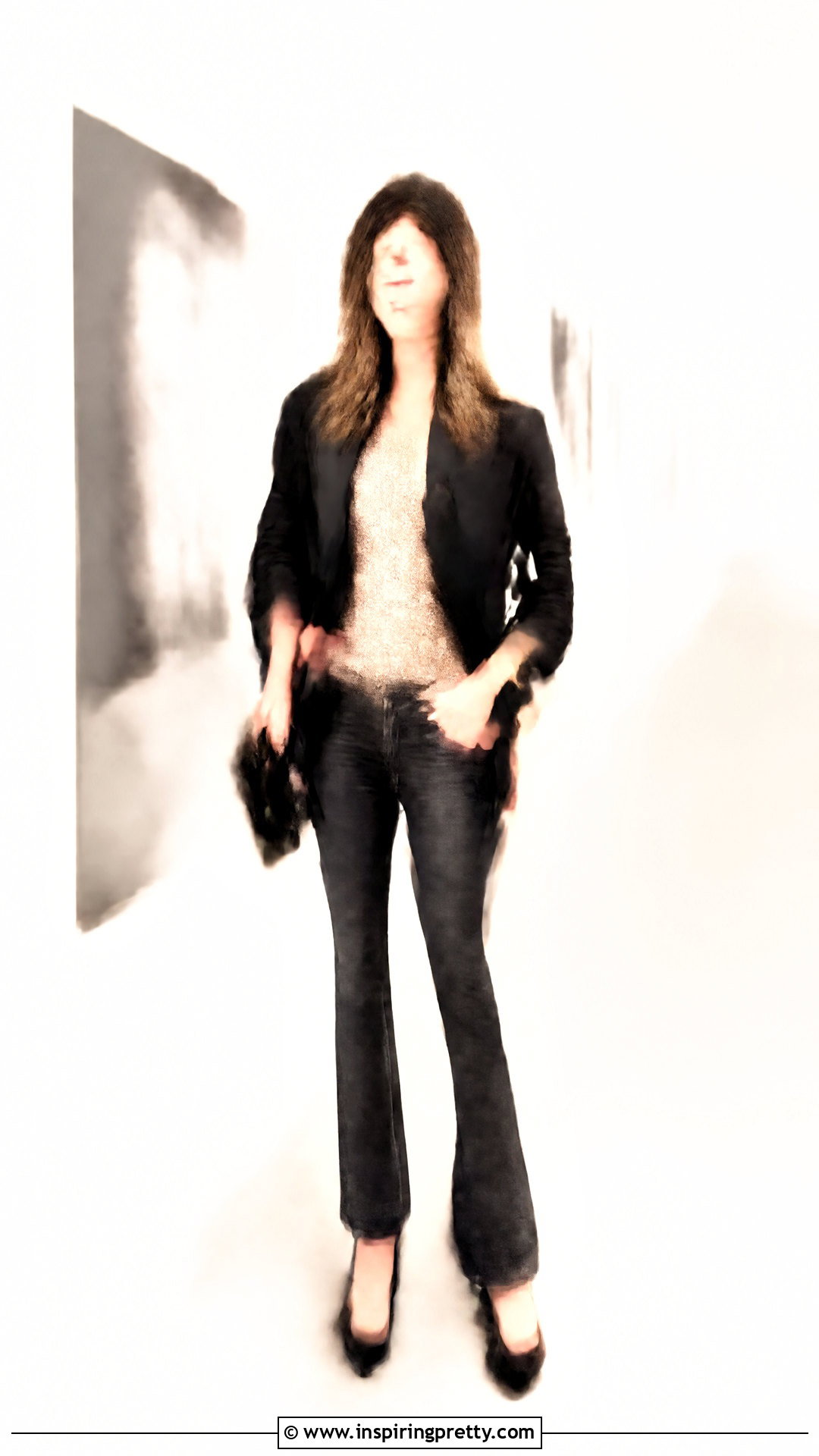 Sequin Top With Tailored Jeans - 50 new tops outfit ideas