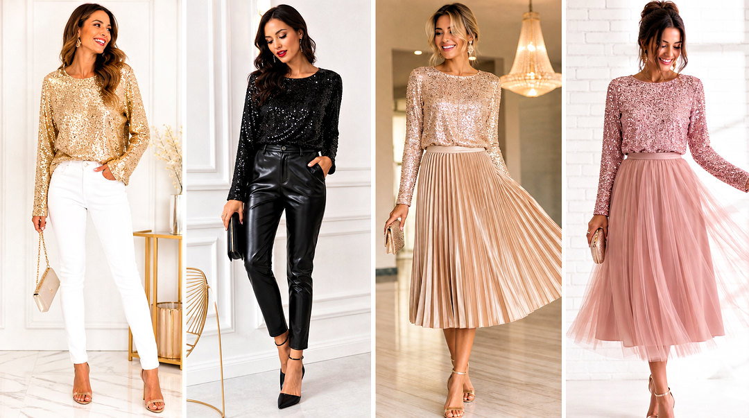 20 Sequin Top for Parties Glam Looks for Every Celebration