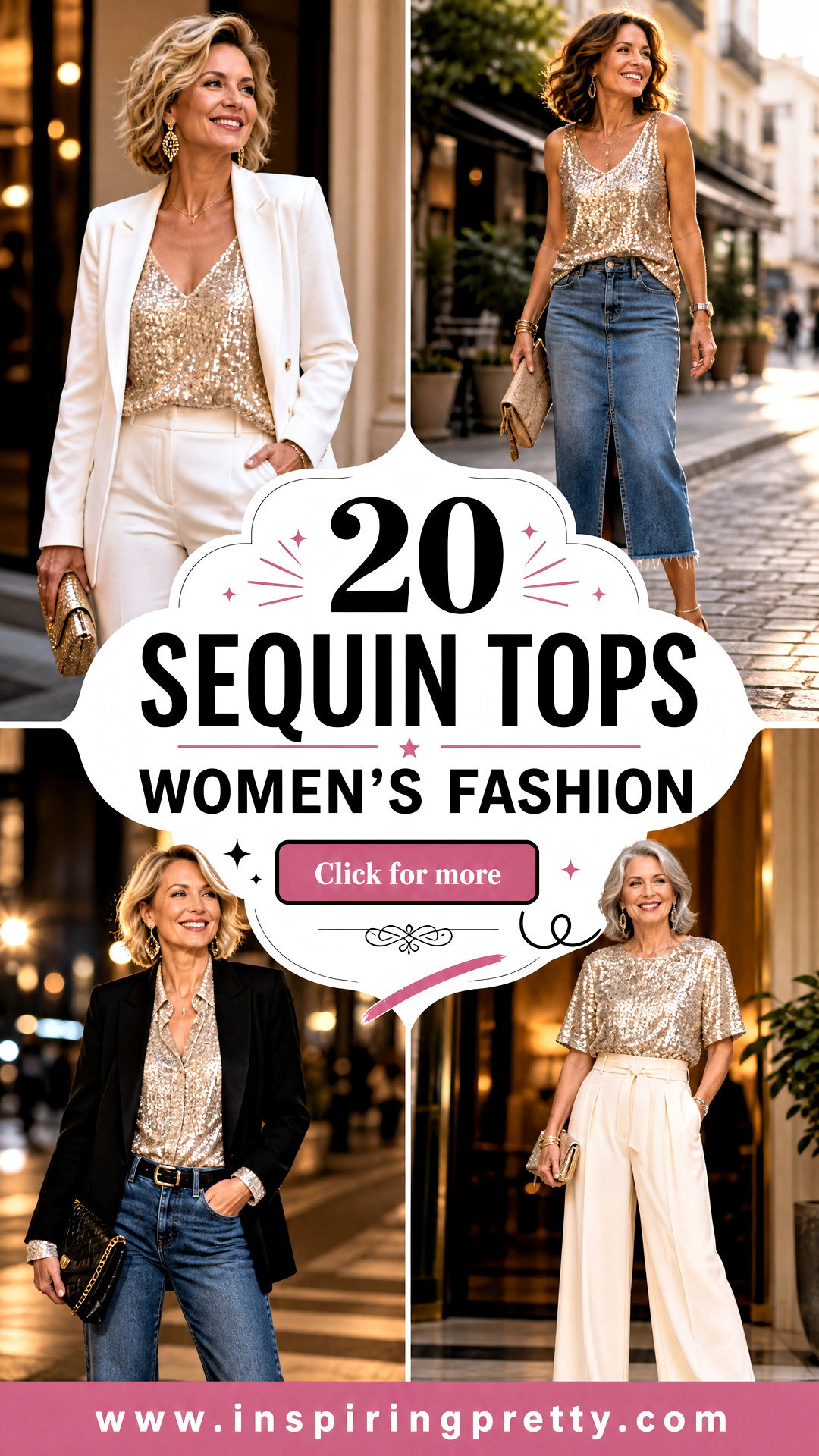 20 Sequin Tops Womens Fashion Glam Looks for Nights Out - 20 Sequin Tops Women’s Fashion: Glam Looks for Nights Out