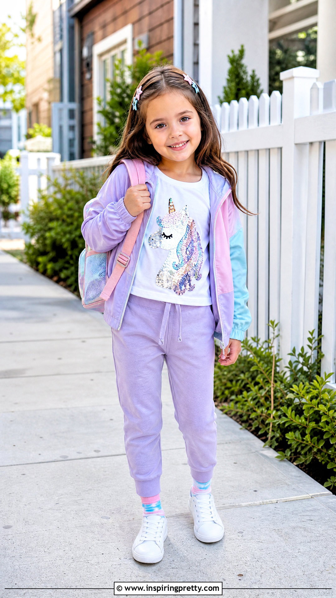 Sequin Unicorn Top With Pastel Joggers - 20 sequin tops for girls