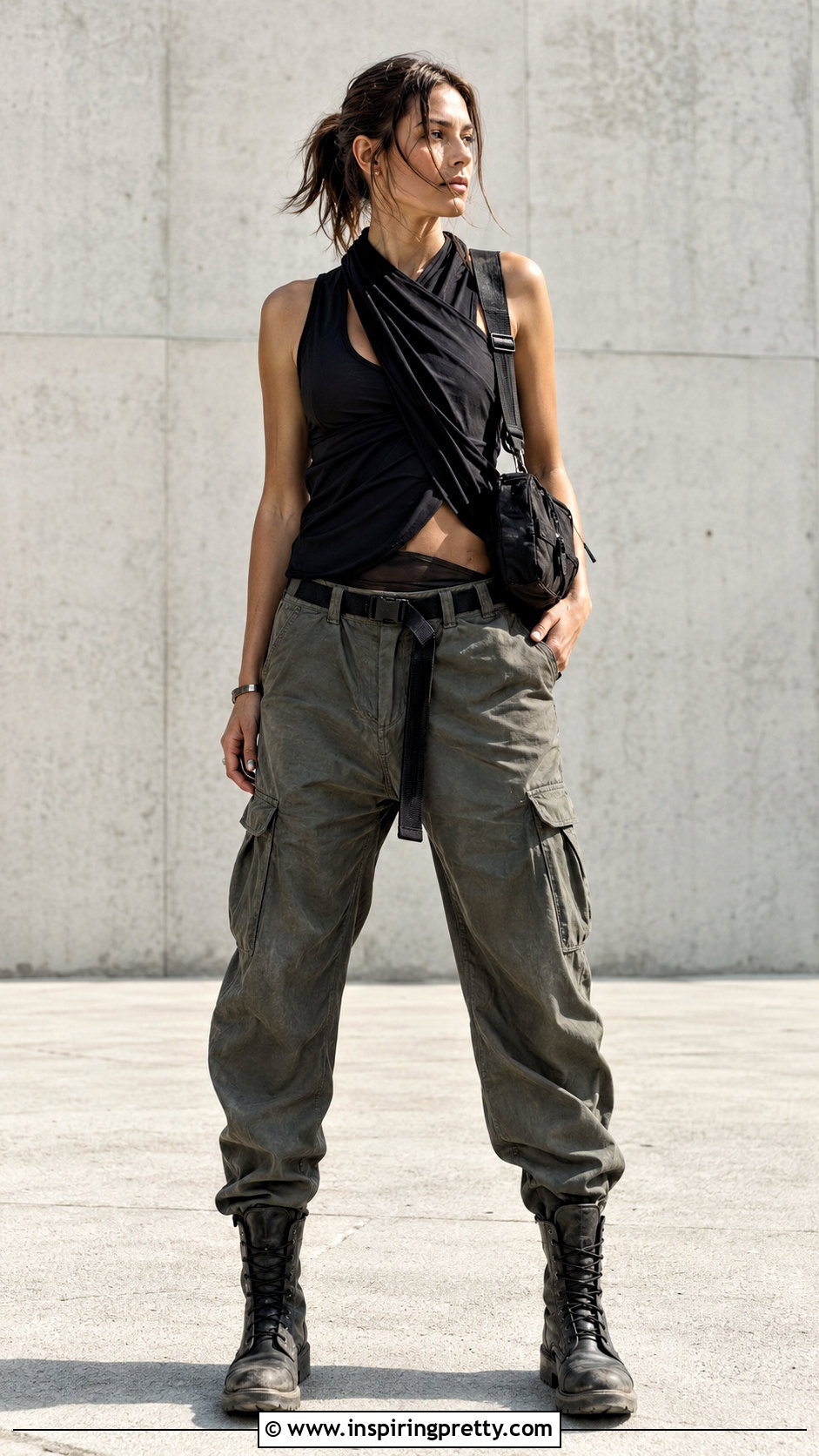 Shapeshifter Top With Olive Utility Pants - 25 shapeshifter top outfit ideas