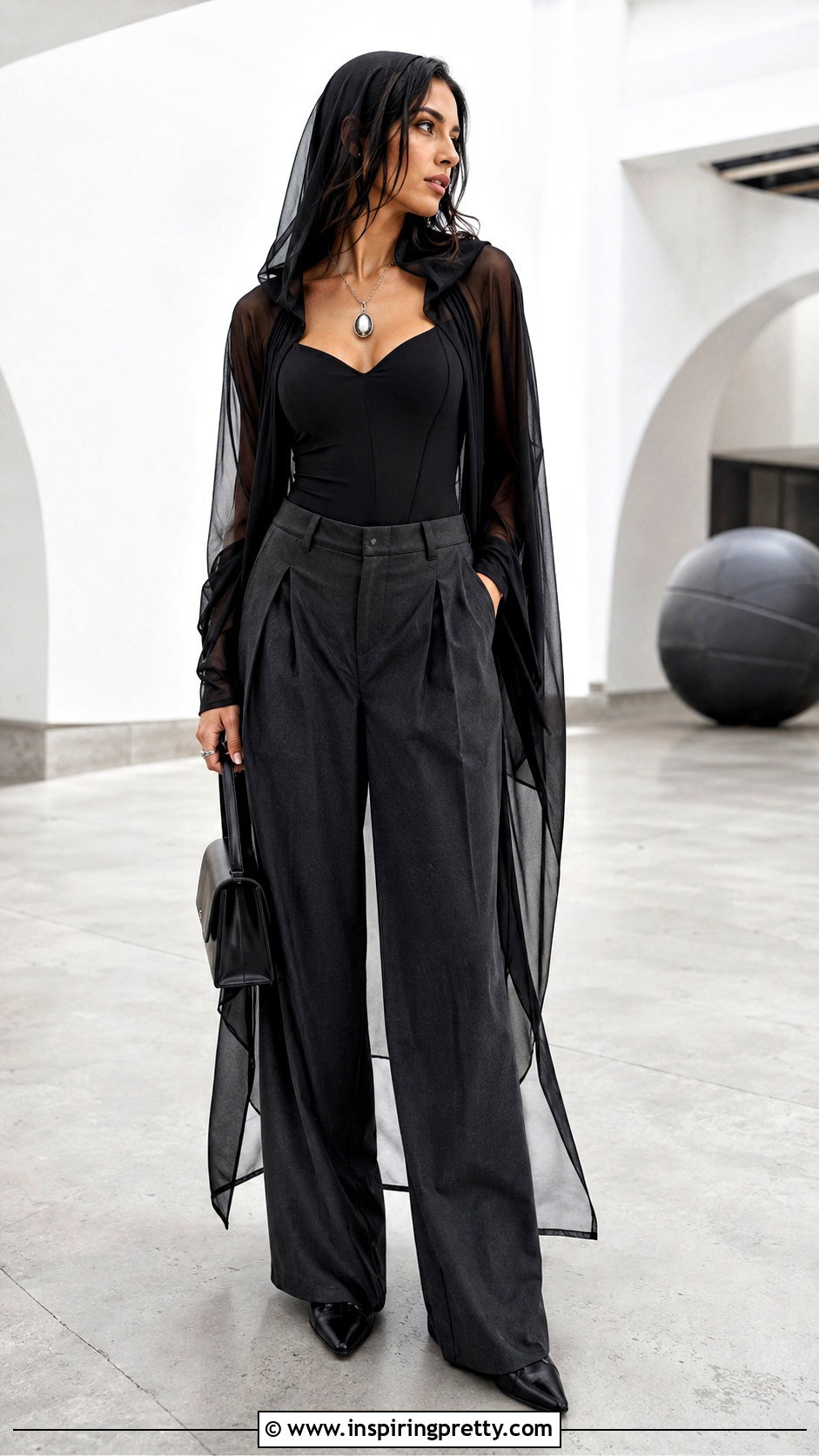 Shapeshifter Top With Wide Leg Trousers - 25 shapeshifter top outfit ideas