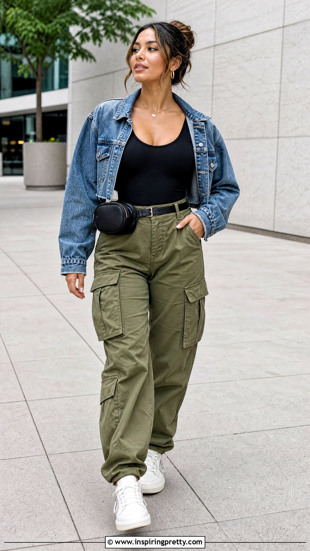 Shapewear Bodysuit With Cargo Pants - 20 womens shapewear tops outfit ideas