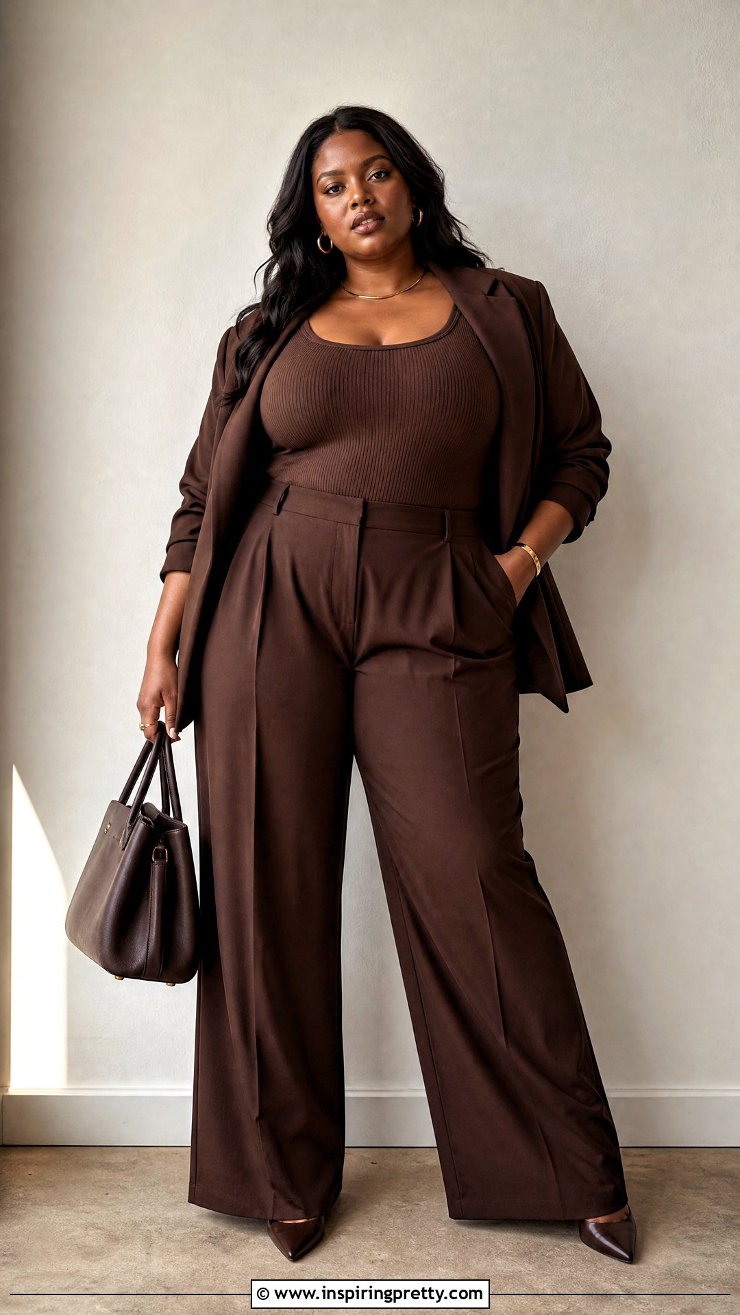 Shapewear Top With Monochrome Trousers - 20 womens shapewear tops outfit ideas